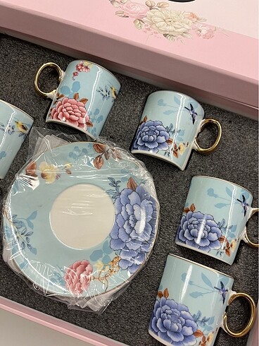 Arzuhal 6 kişilik kahve fincanı - Görsel 4