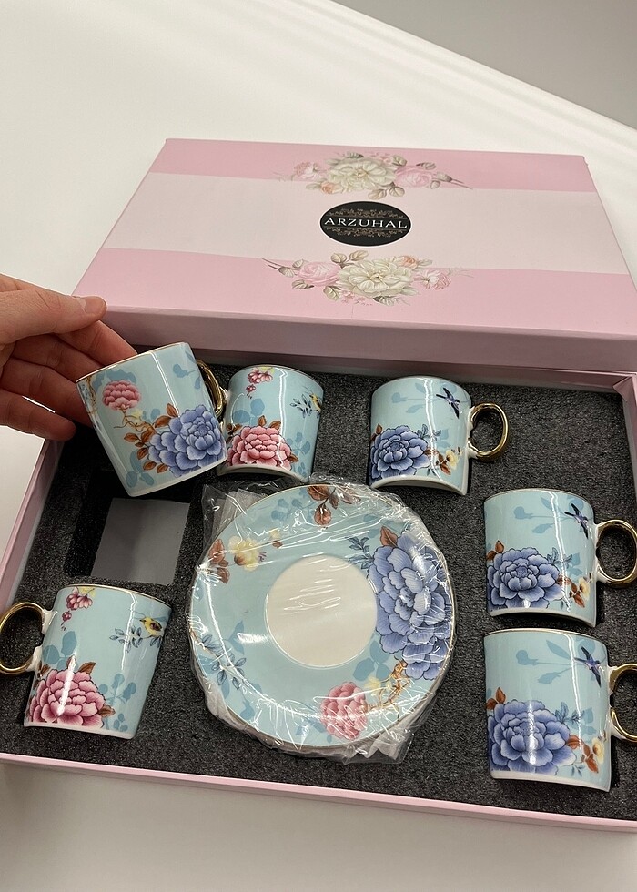 Arzuhal 6 kişilik kahve fincanı - Görsel 3