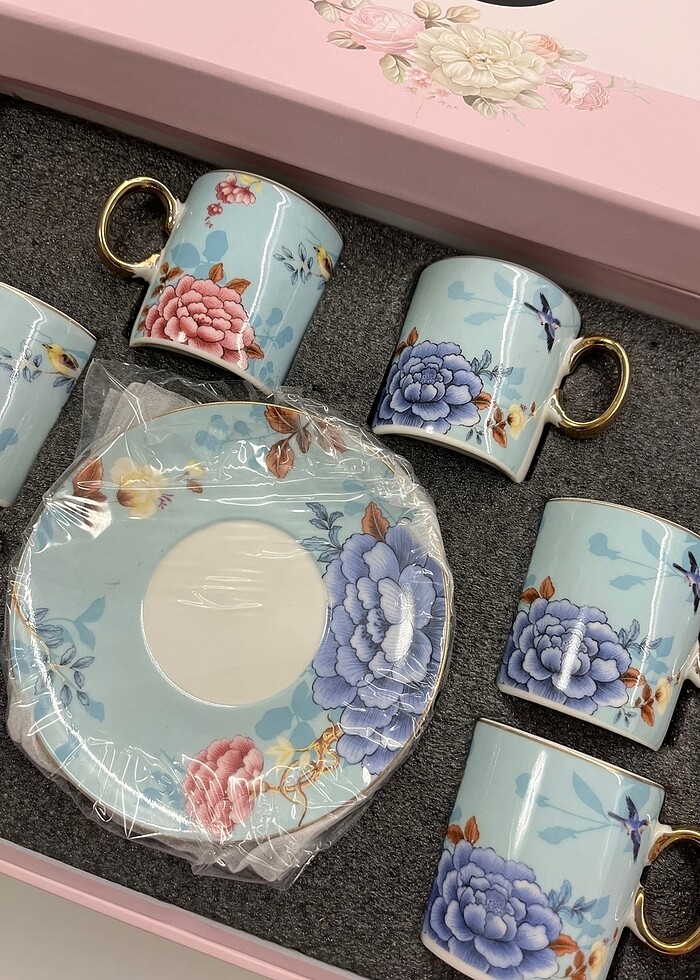 Arzuhal 6 kişilik kahve fincanı - Görsel 4