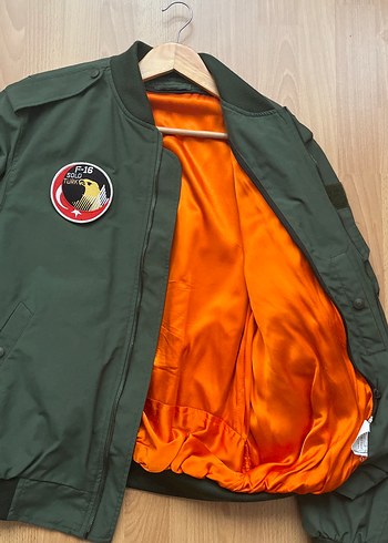 l Beden Gerçek Uçuş Bomber Ceket