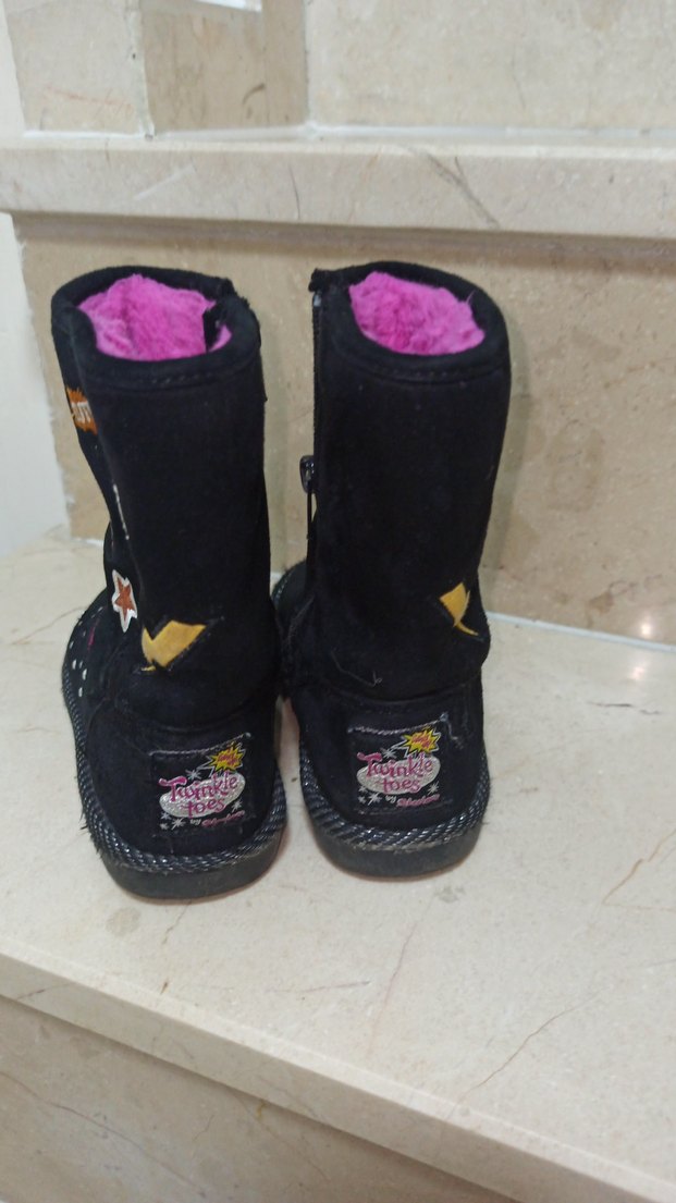 Renkli Nakışlı Kız Çocuk Botu - Görsel 3