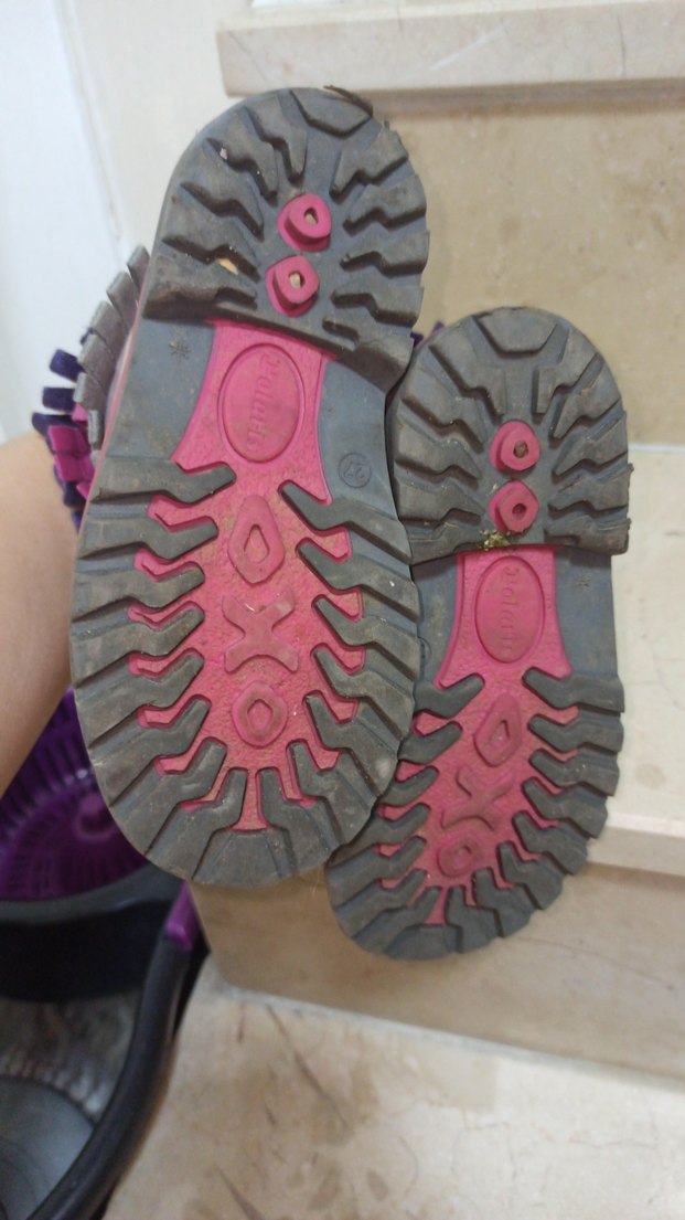 Nakışlı Püsküllü Pembe Gri Kız Botu - Görsel 5