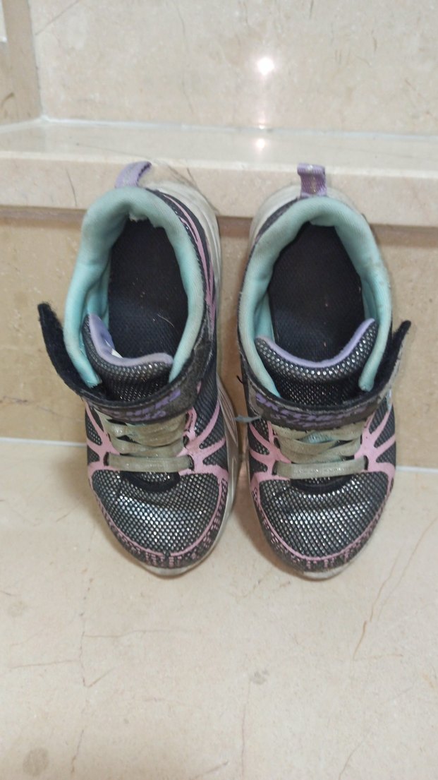 Kız Çocuk Renkli Yılan Desenli Spor Ayakkabı - Görsel 3