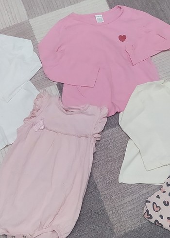 Pembe Bebek Kız Uzun Kollu