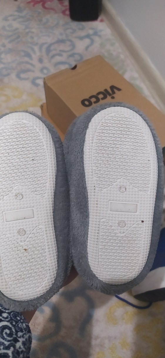 Kız Çocuk Gri Nakışlı Sıcak Terlik - Görsel 4