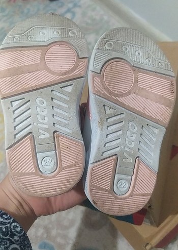 Kız Çocuk Pembe Cırt Cırtlı Spor Ayakkabı - Görsel 5