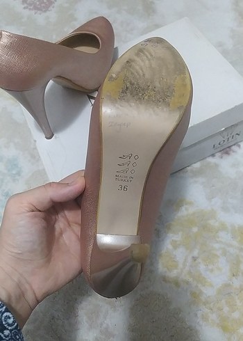 rose Parlak gizli platform Topuklu Kadın Ayakkabı - Görsel 5