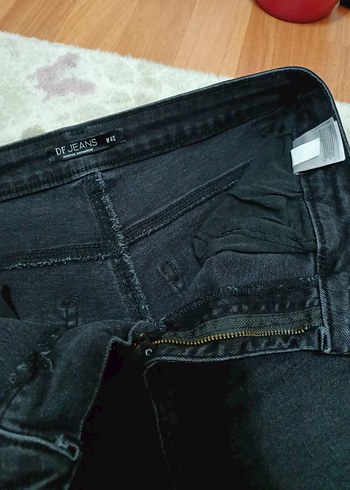 40 Beden Siyah Mini Denim Kadın Şort
