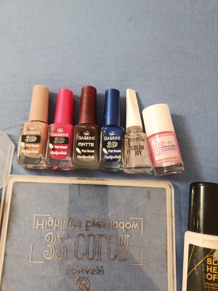 Çok Renkli Makyaj Paletleri ve Oje Seti son fiyat - Görsel 3