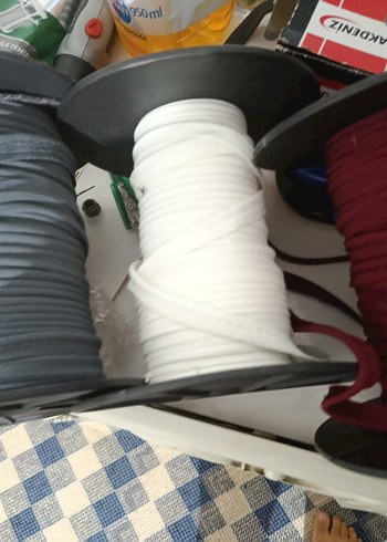 Bohem Tarzı Renkli İp Rulosu biye - Görsel 3