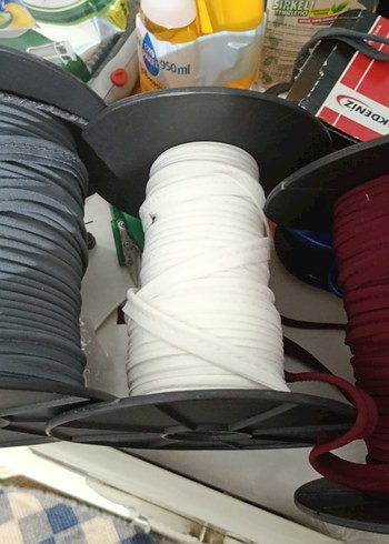 Bohem Tarzı Renkli İp Rulosu biye - Görsel 2