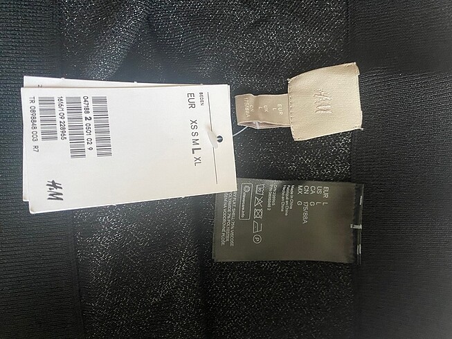 l Beden siyah Renk H&M Şık Etek