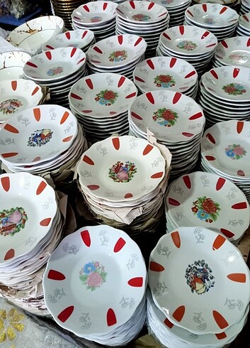 6 lı çay tabağı 