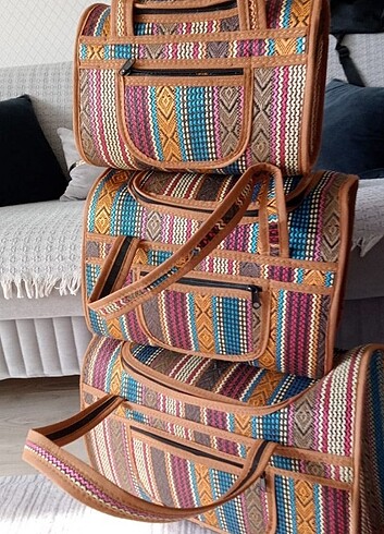 3 lü set çanta