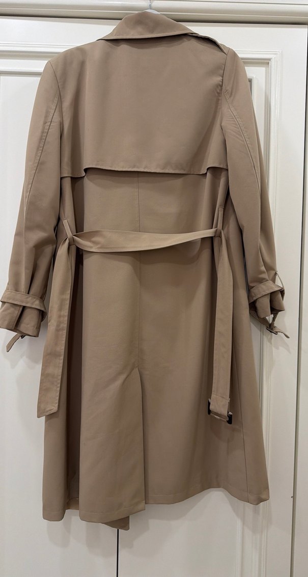 Bej Midi Kadın Trençkot - Görsel 3