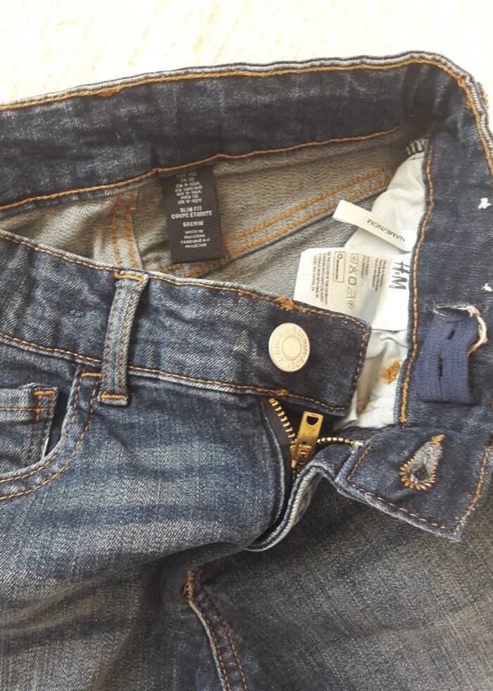 Kız çocuk jean pantolon - Görsel 5