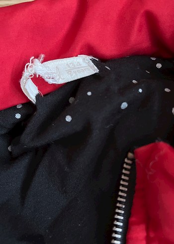 Kız Çocuk Kırmızı mont - Görsel 6