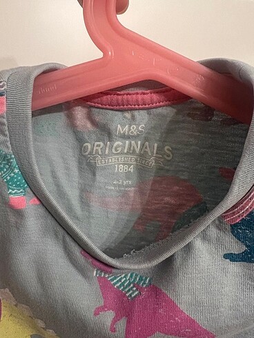 24-36 Ay Beden M&S dinazorlu elbise