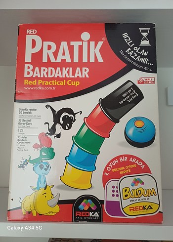 REDKA Pratik Bardaklar Eğitici Oyuncak