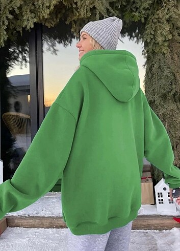 H&M Yeşil sweatshirt 