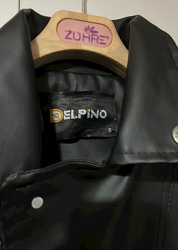 Siyah Deri Biker Ceket, Fermuarlı, Dar Kesim - Görsel 2