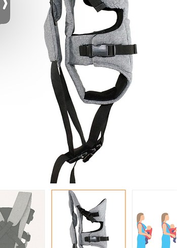 Molmini Gri Bebek Taşıyıcı - Görsel 4