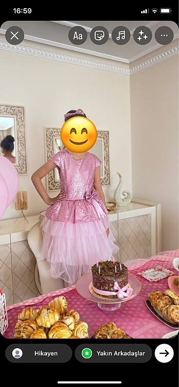 Abiye kız çocuk elbise tokası hediye