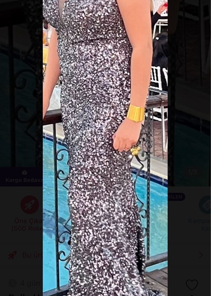 Pullu abiye - Görsel 3