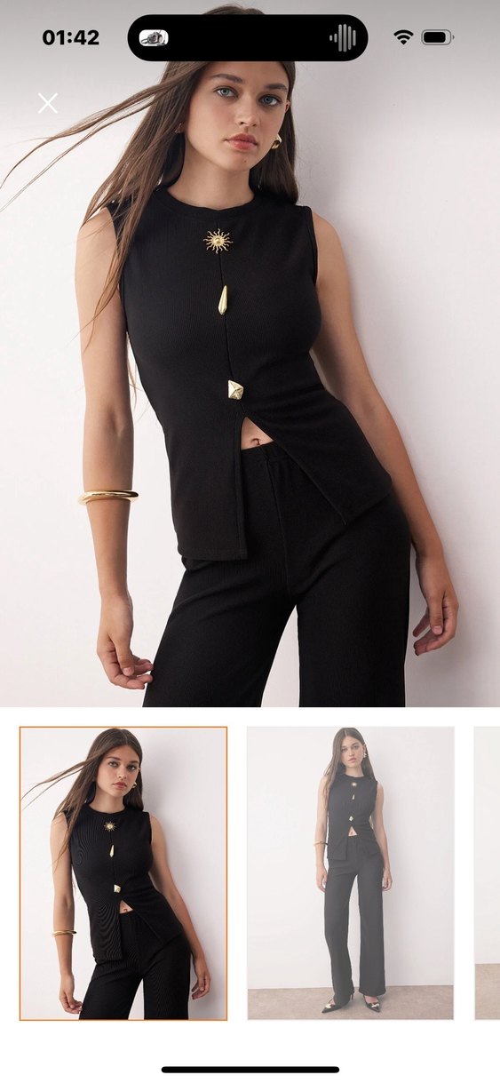 Siyah Kadın takım - Görsel 2