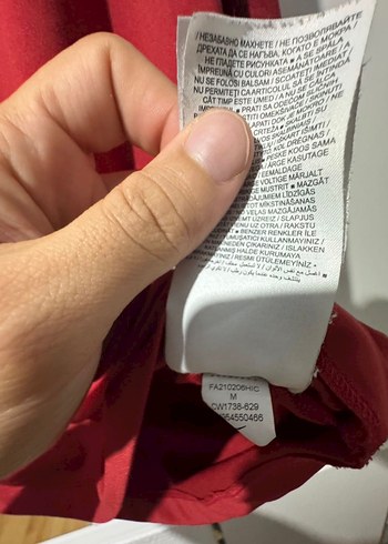 Nike Kırmızı Uzun Kollu Spor Forma - Görsel 2