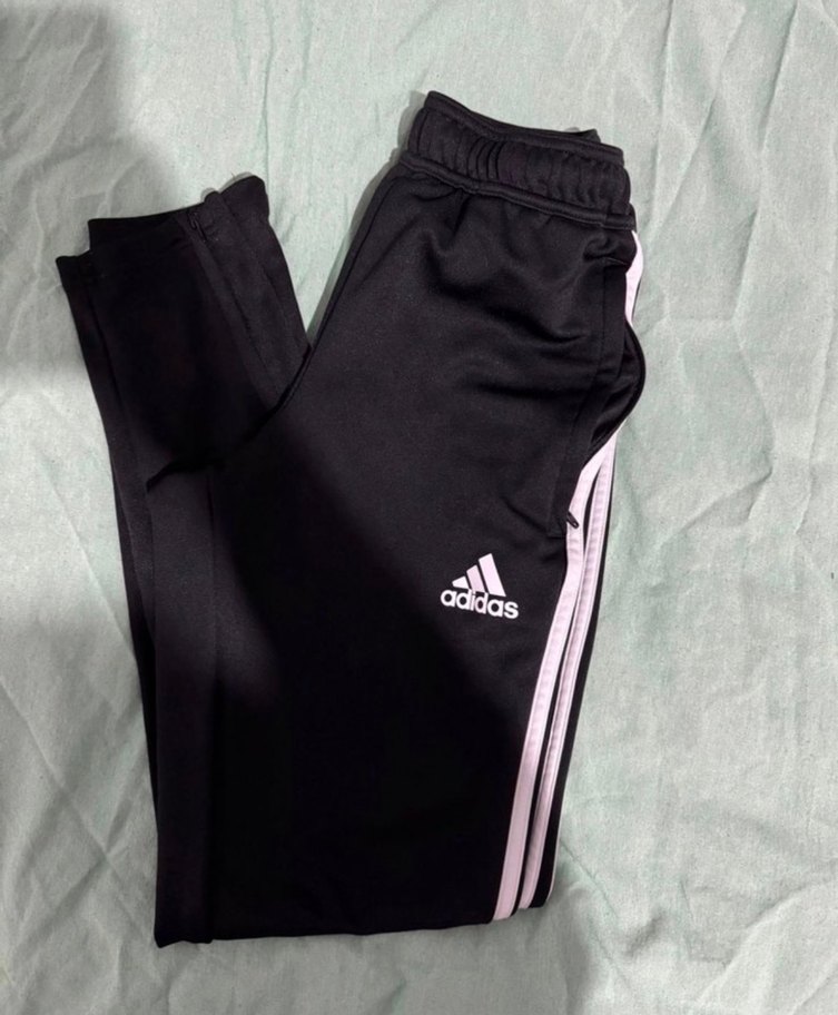 Erkek Siyah Adidas Fermuarlı eşofman takımı - Görsel 5