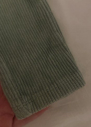 Kız Çocuk yeşil Pliseli Tayt - Görsel 3