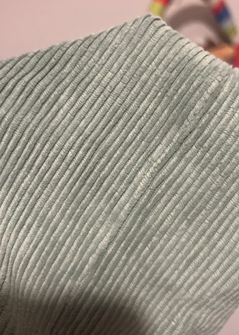 Kız Çocuk yeşil Pliseli Tayt - Görsel 4