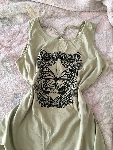 Sıfır Kol Oversize T-shirt