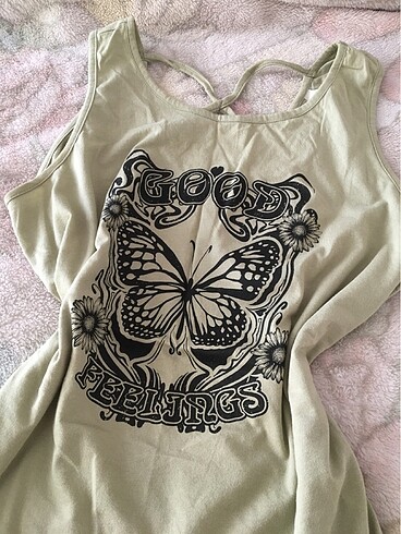 Defacto Sıfır Kol Oversize T-shirt