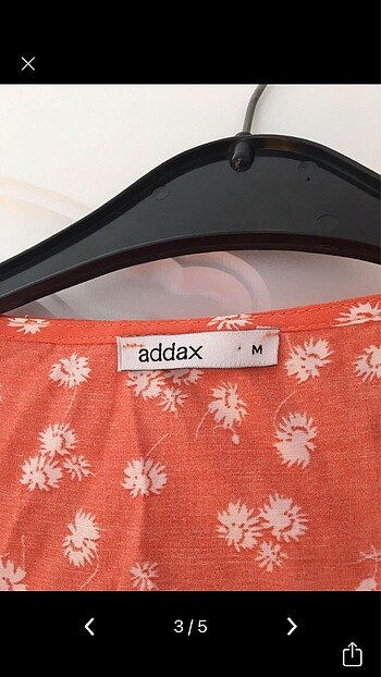 m Beden Çiçekli Crop Bluz