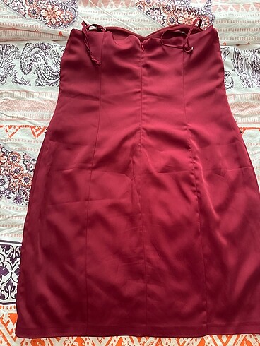 Saten gece elbisesi - Görsel 5