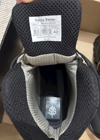 Siyah Kamuflaj Desenli Erkek Biker Bot - Görsel 5