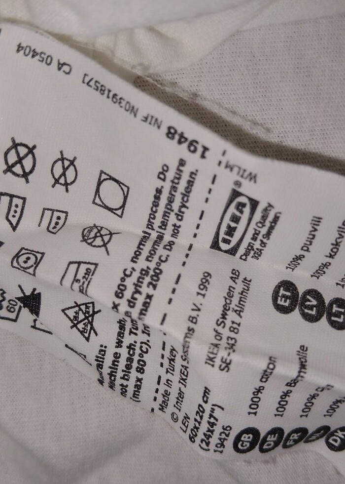 İkea bebek yatak alez ve iki çarşaf - Görsel 3