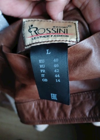 Baggio Rossini marka orta Uzunlukta Kahverengi Deri Kadın Ceket - Görsel 10