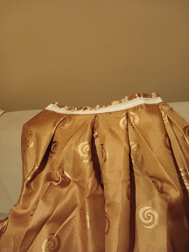 Parlak Kahverengi Düz Fon Perde iki kanat - Görsel 4