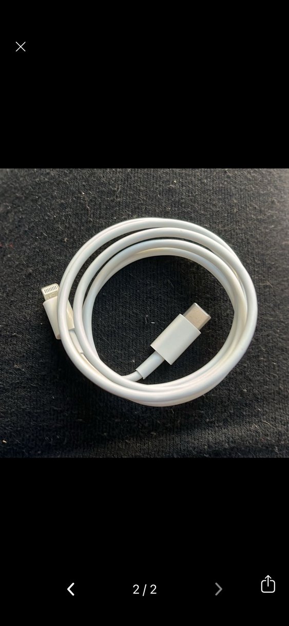 Apple Beyaz USB-C - Lightning Telefon Şarj Kablosu - Görsel 2