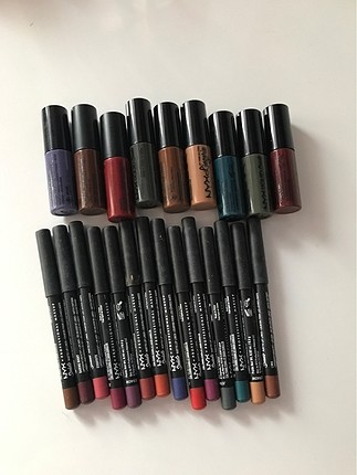 Mini set nyx ruj ve dudak kalemi