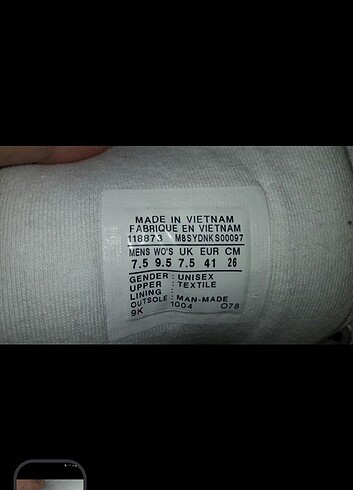 41 Beden Converse orjinal snaker