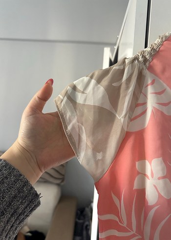 Pembe Bohem elbise - Görsel 5