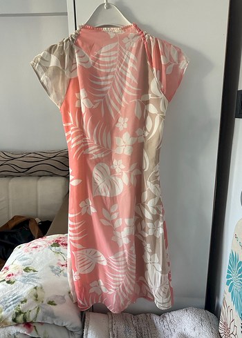 Pembe Bohem elbise - Görsel 4