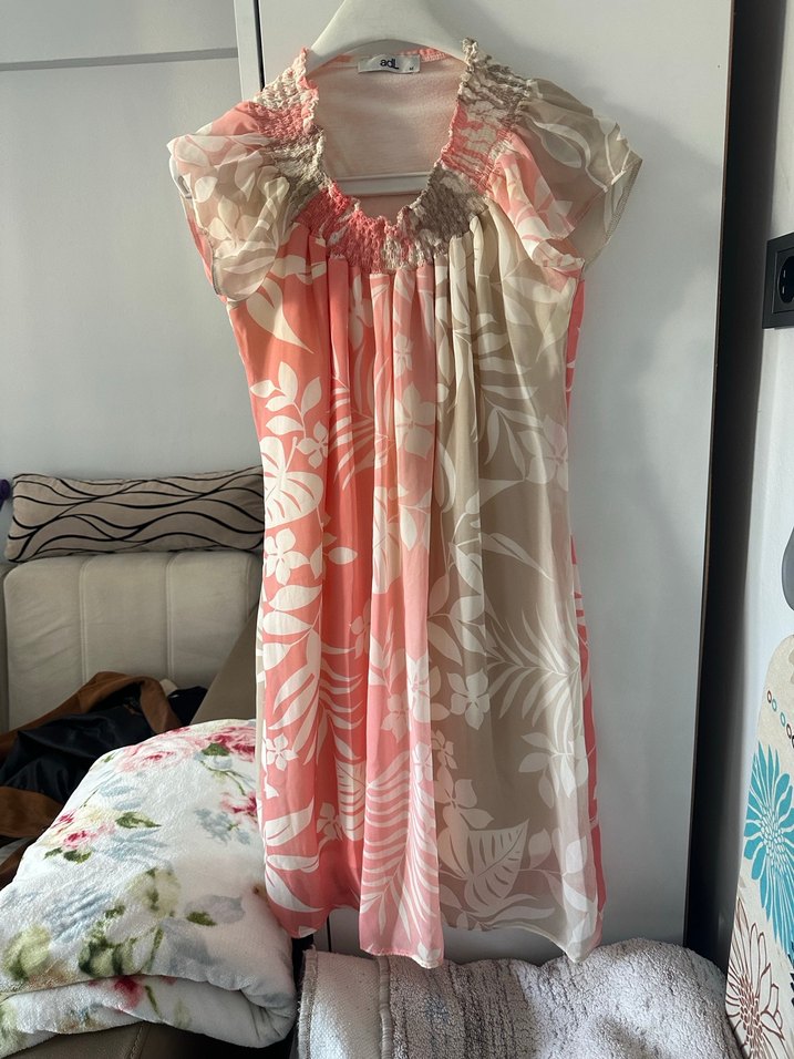 Pembe Bohem elbise - Görsel 3