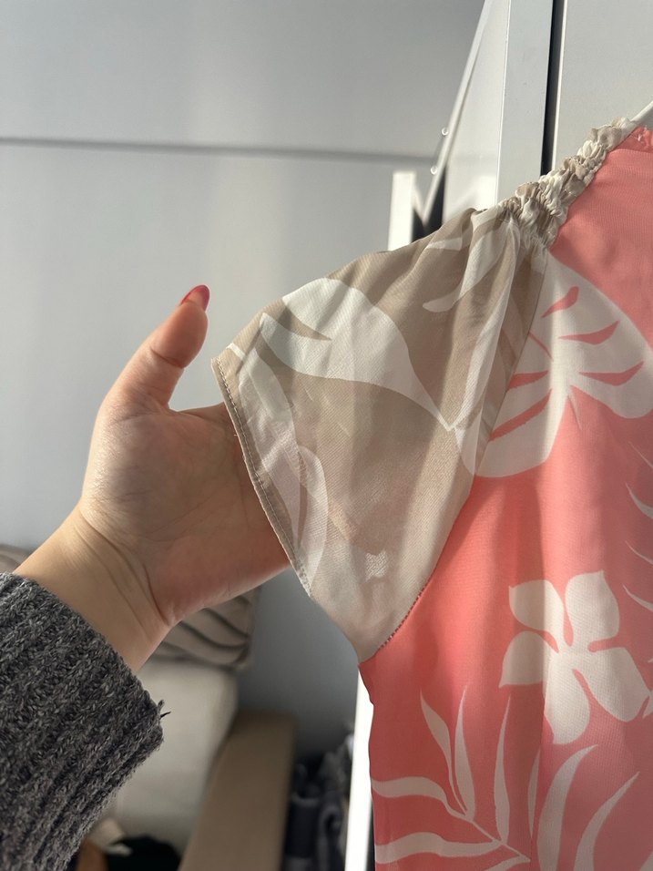 Pembe Bohem elbise - Görsel 5