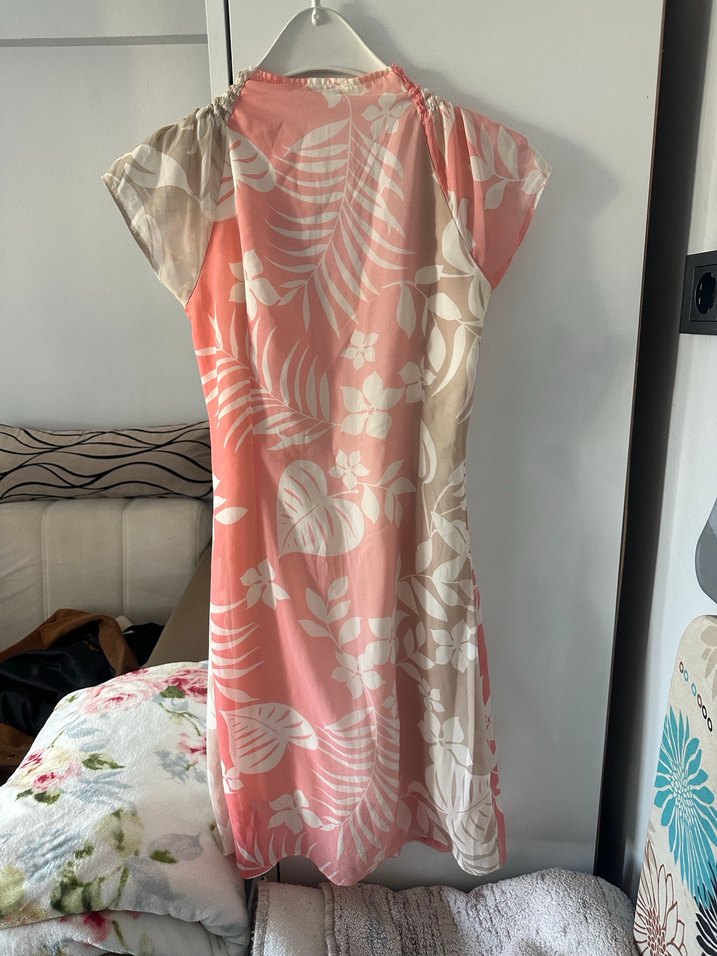 Pembe Bohem elbise - Görsel 4