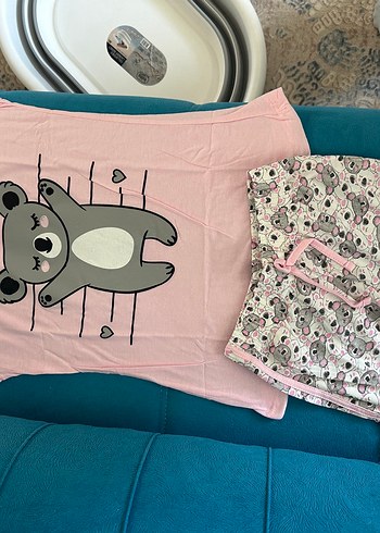 Pembe pijama takimi - Görsel 3